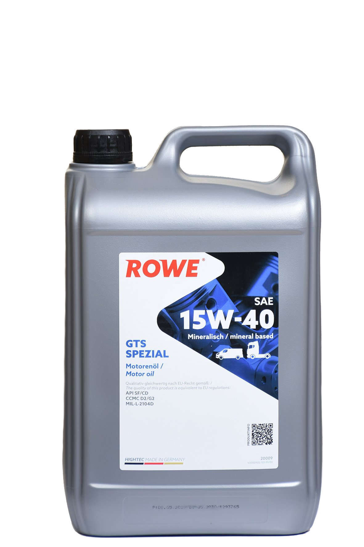 ROWE HIGHTEC GTS SPEZIAL SAE 15W-40