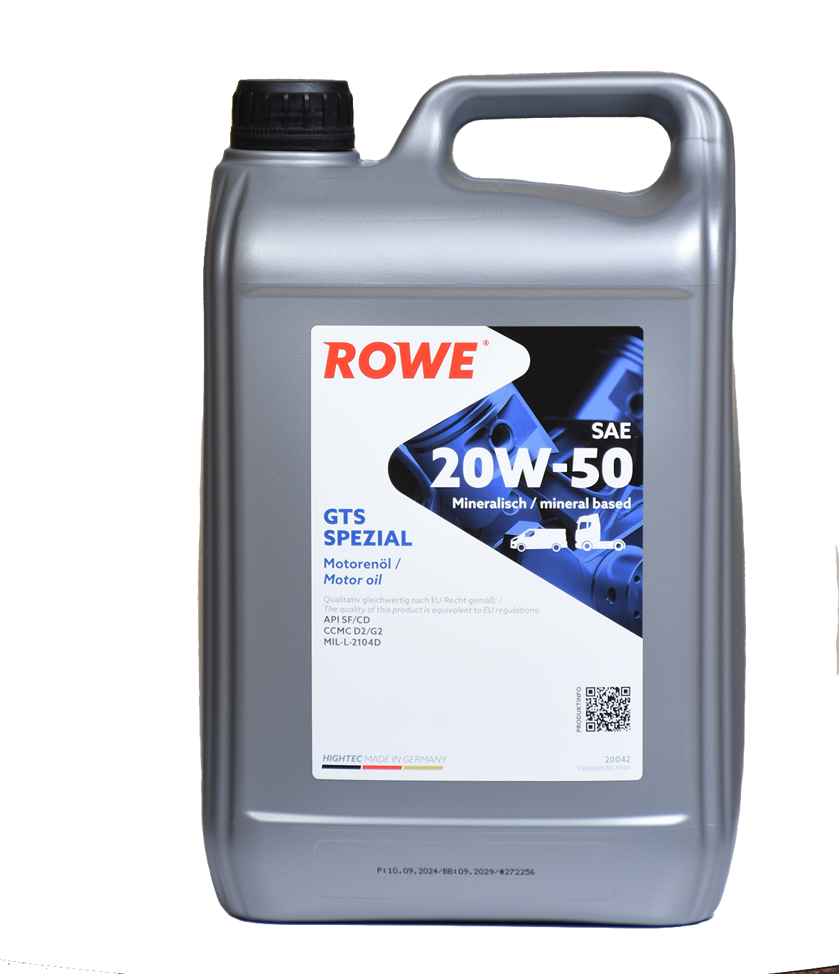 ROWE HIGHTEC GTS SPEZIAL SAE 20W-50
