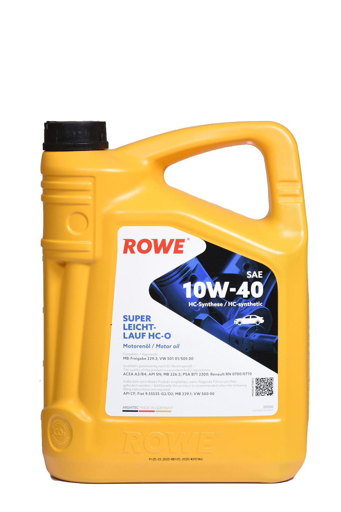 ROWE HIGHTEC SUPER LEICHTLAUF HC-O SAE 10W-40
