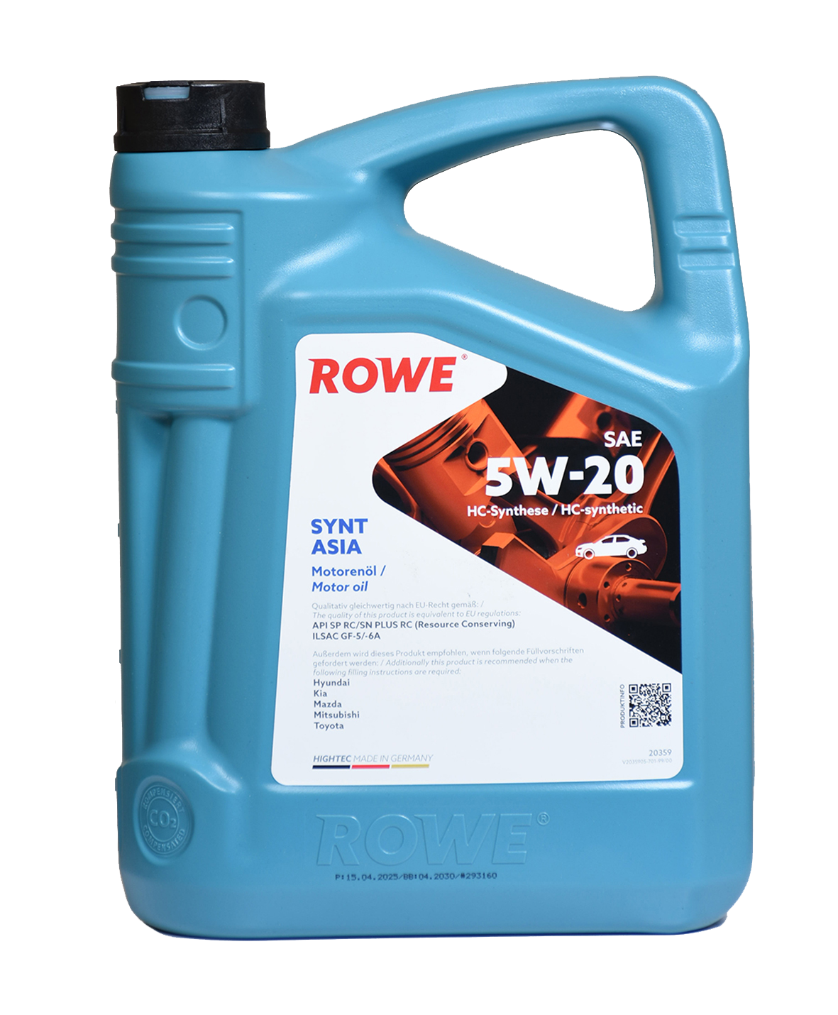 ROWE HIGHTEC SYNT ASIA SAE 5W-20